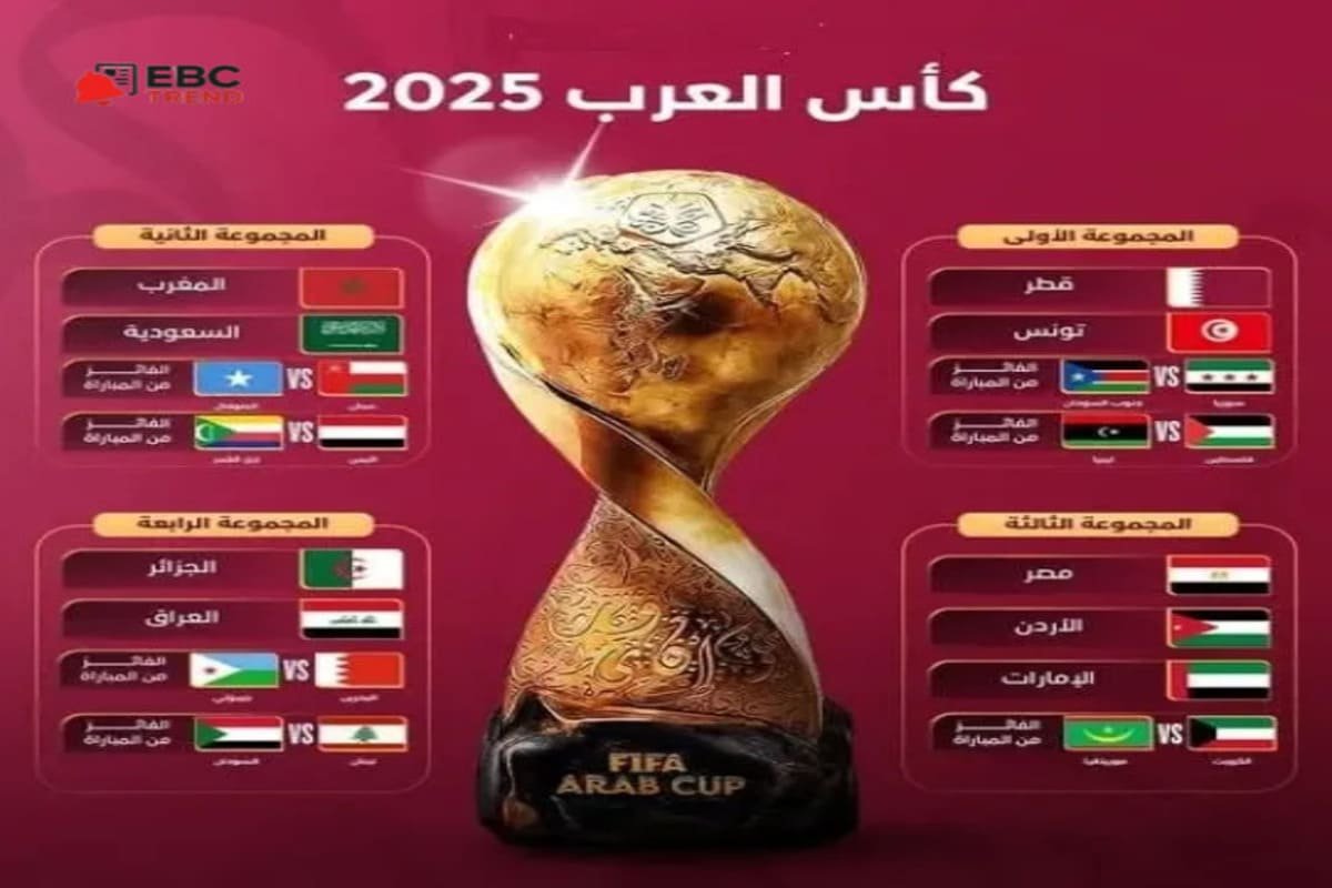 كأس العرب 2025 إثارة لا تهدأ.. جدول مباريات دور المجموعات